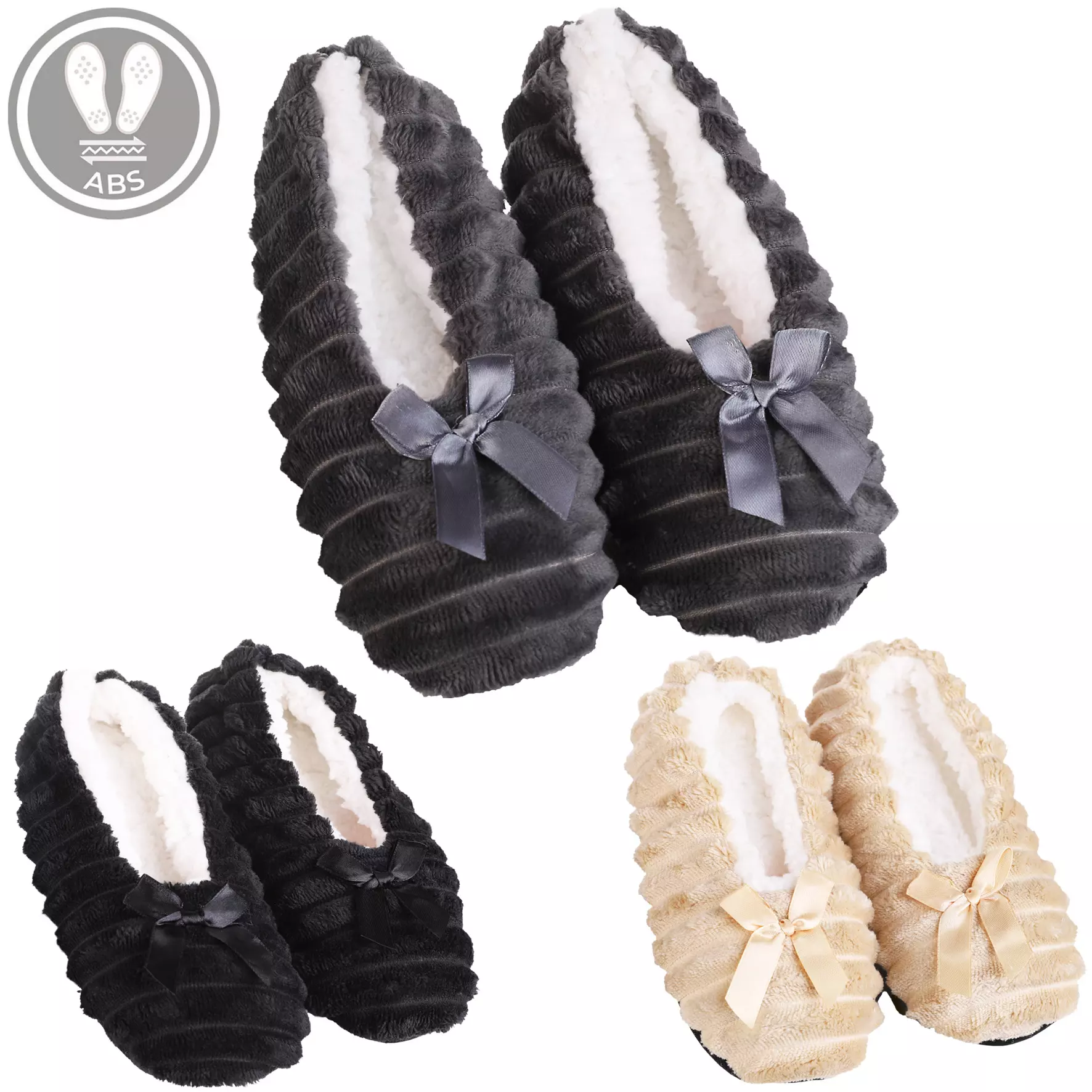 Kapcie damskie 6-pak