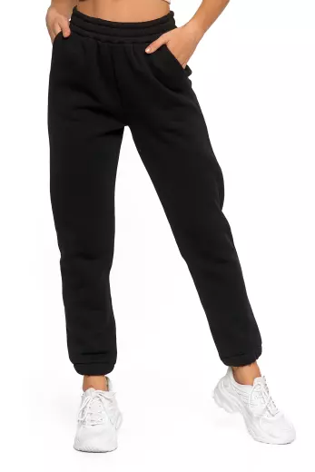 Spodnie dresowe damskie z ściągaczem