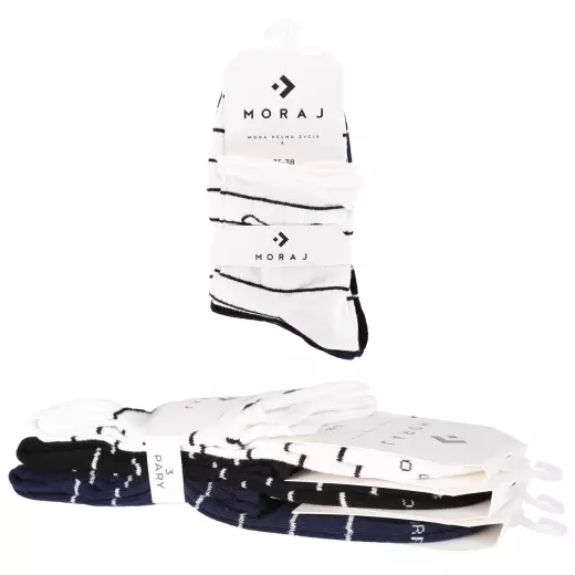 Skarpetki damskie 3/4 12-pak