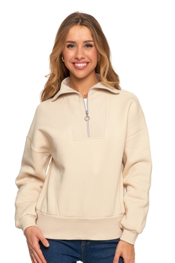 Bluza damska rozpinana ze stójką